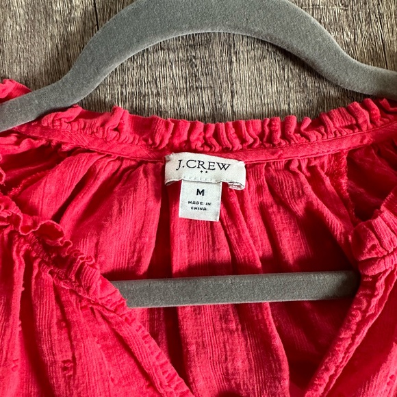 J Crew Factory Artist top in red swiss dot. Medium. Like new condition! - Picture 8 of 11
